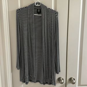 Bobeau Striped Cardigan